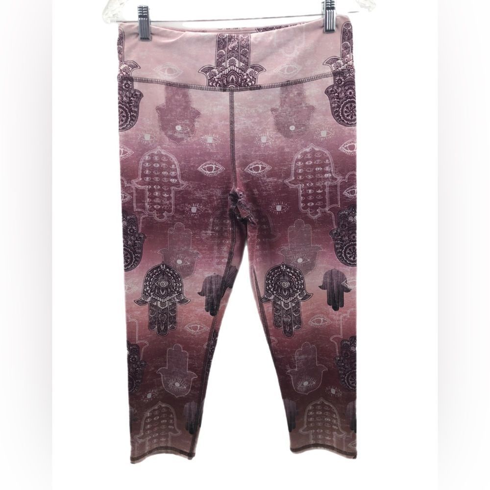 EVOLUTION & CREATION Hamsa print leggings